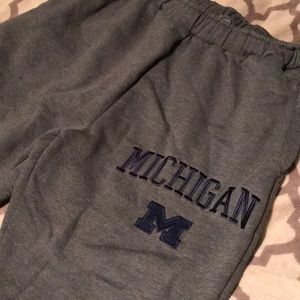 University of Michigan sweats